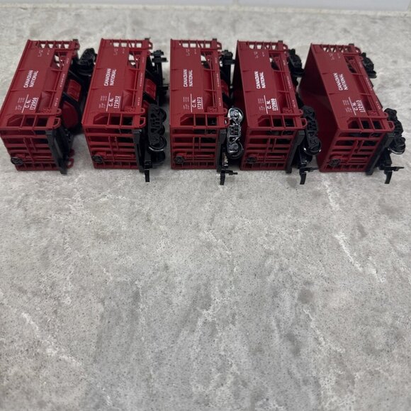 Vintage Canadian National HO Hopper Car Lot of 5: 172950, 172912, 172973, 172909 - Picture 2 of 5